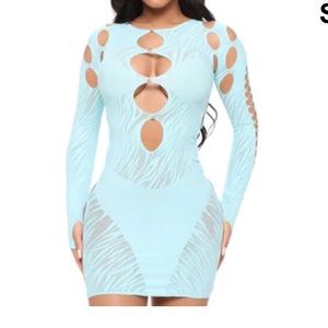 So Seamless Mini Dress in Blue.